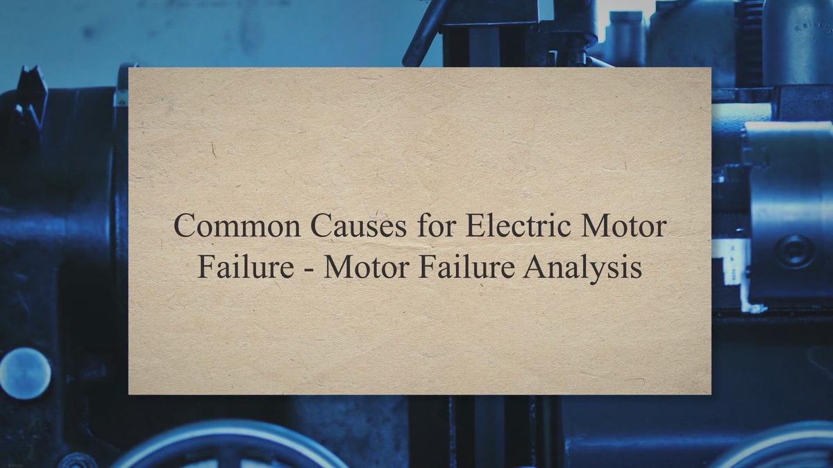 Electric motor overheating causes explained