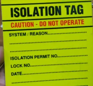 Electrical isolation tag2