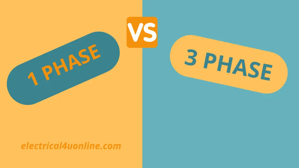 Single phase vs three phase power electrical4uo