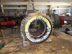 Stator of 3 phase induction motor