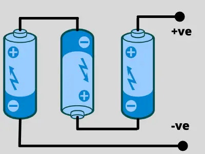 Series battery connection