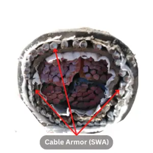 Armored electric cable(SWA)