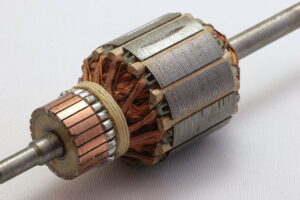 Commutator of a universal motor